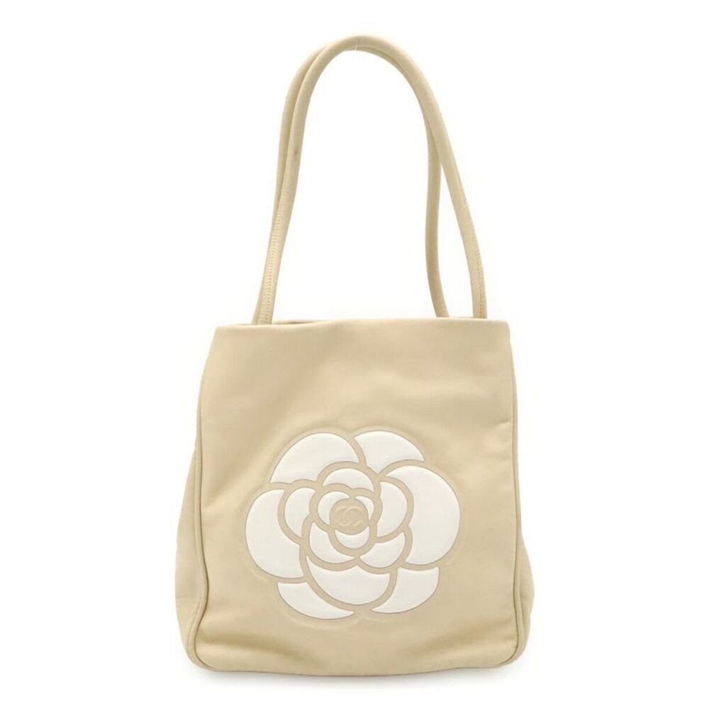 Chanel Camellia Logo Tote Bag
